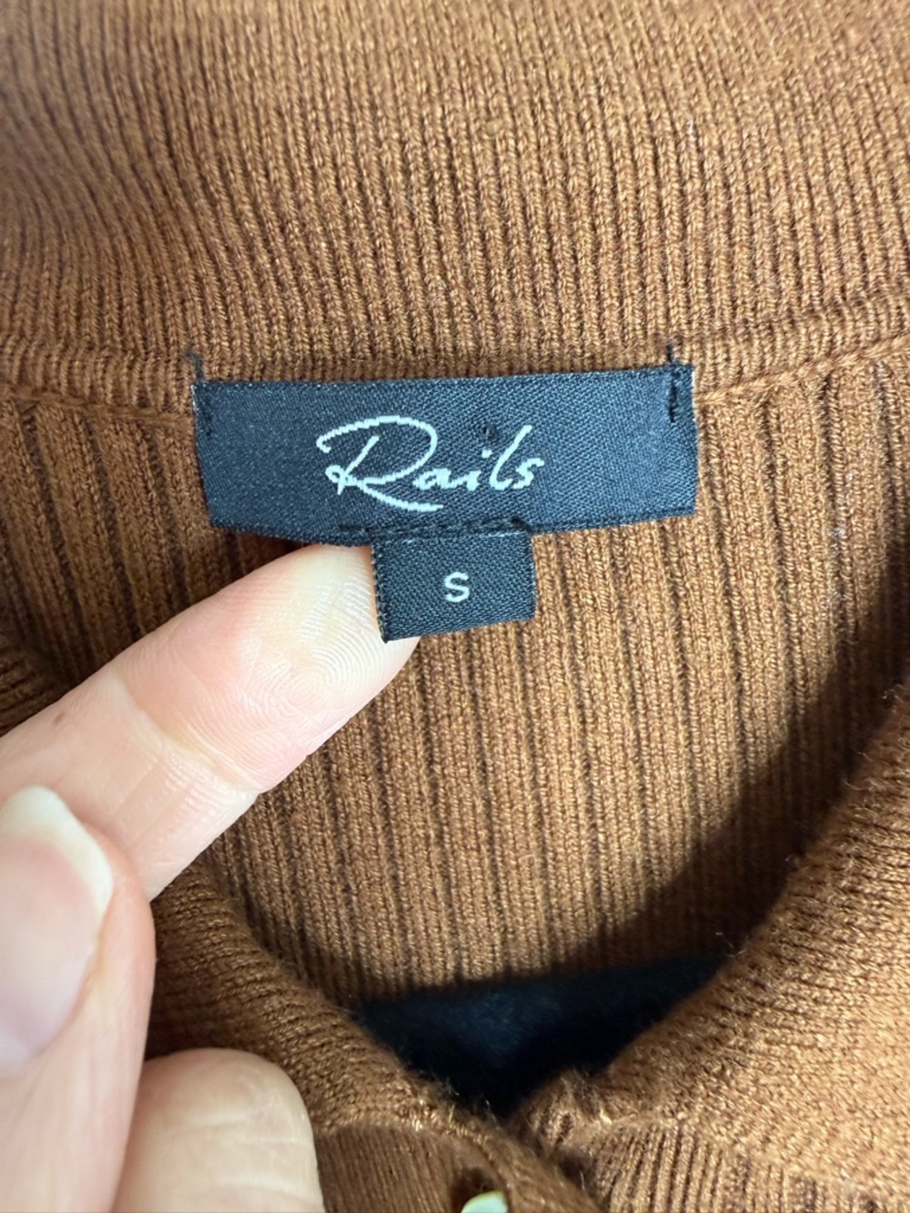 RAILS Rosalie Dress Brown Sz Small - Picture 8 of 16